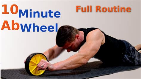 10 Minute Ab Wheel Full Workout Ab Wheel Workout Ab Roller Workout