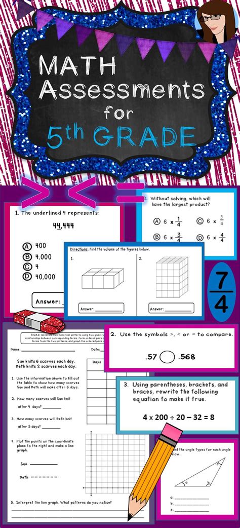 5th Grade Math Proficiency Test Matthew Sheridans School Worksheets