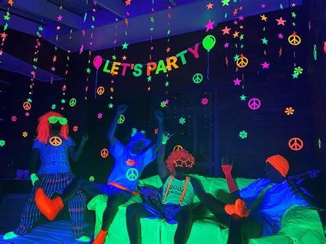 Where To Buy Black Light Party Supplies Black Light Led Glow Party