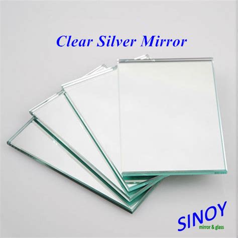 Sinoy Clear Float Glass Silver Mirror Glass Sheet 2mm To 8mm Thick With