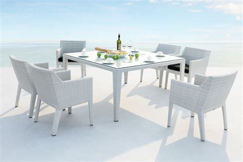 Kal natural rattan garden dining chair, dark grey & black. The Suni Collection | Stunning Modern Rattan Dining Chairs