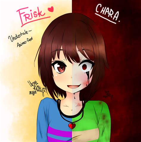 Frisk And Chara Undertale By Kittybelladonna On Deviantart