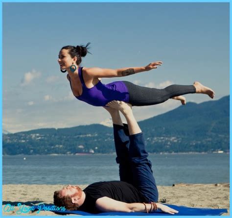 Amazing couple yoga poses you should try with your love; Yoga poses couple - AllYogaPositions.com