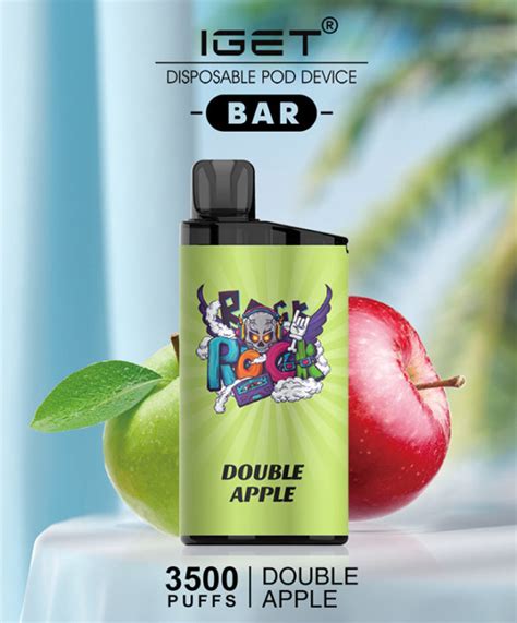 3500 Puff Iget Bar Double Apple • Vape Dfo Australia
