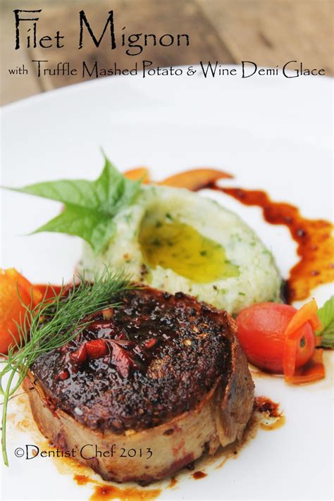 If you think you have a favorite meat and potatoes menu, just wait. Filet Mignon Recipe with Wagyu Tenderloin Truffle Mashed Potato and Reduced Red Wine Demi Glace ...