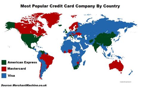 Najpopularniejsze Karty Płatnicze W Poszczególnych Państwach świata