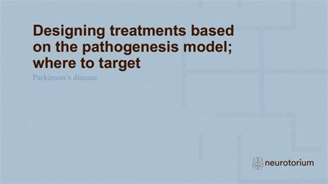 Parkinsons Disease Neurobiology And Aetiology Neurotorium