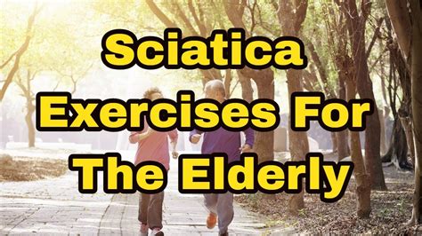 Our body consists of several nerves and the sciatic nerve is the longest nerve in the body. Sciatica Exercises For The Elderly | Treat Sciatica ...