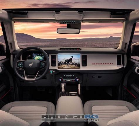2021 Ford Bronco Leaked Heres Its Interior The Torque Report