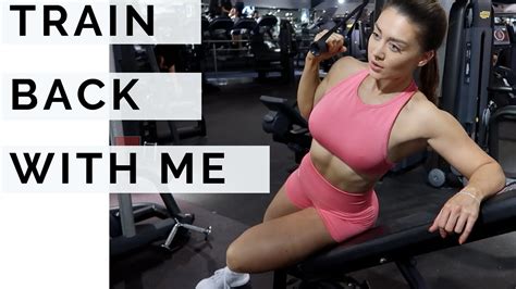 Train Back With Me Wbff Bikini Pro Workout Youtube
