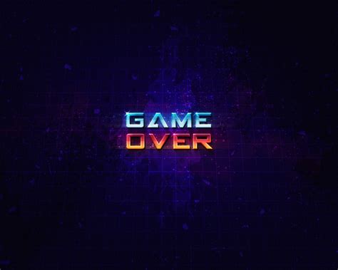 Game Over Wallpapers Top Free Game Over Backgrounds Wallpaperaccess