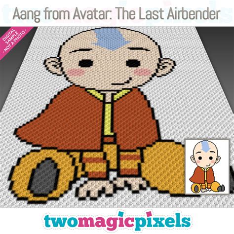 Avatar Aang Pixel Art