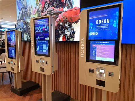 Odeon Free Standing Indoor Ticket Machines Ticket Kiosk Machine