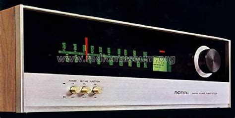 Rotel The Co Ltd Am Fm Stereo Tuner Rt 325 Radio Id 674383 Images Frompo