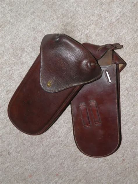 Ww1 Military Cavalry Horse Mounted Leather Saddle Wallets By Whippy
