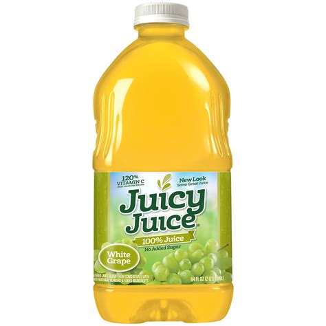Juicy Juice 100 White Grape Juice 64 Fl Oz