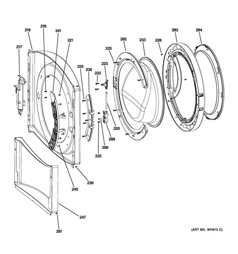 Front Load Washer Lg Front Load Washer Parts Diagram