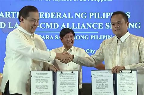 Marcos Partido Federal Ng Pilipinas Inks Alliance With Lakas CMD Ahead