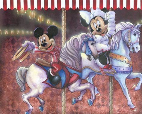 Disney Fine Art Carousel Of Magic By James C Mulligan Disney