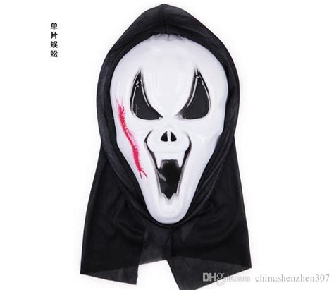 Halloween Party Scary Ghost Face Mask Scream Mask Costume Skull