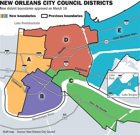 Final New Orleans City Council District Map Unifies Treme Doesnt
