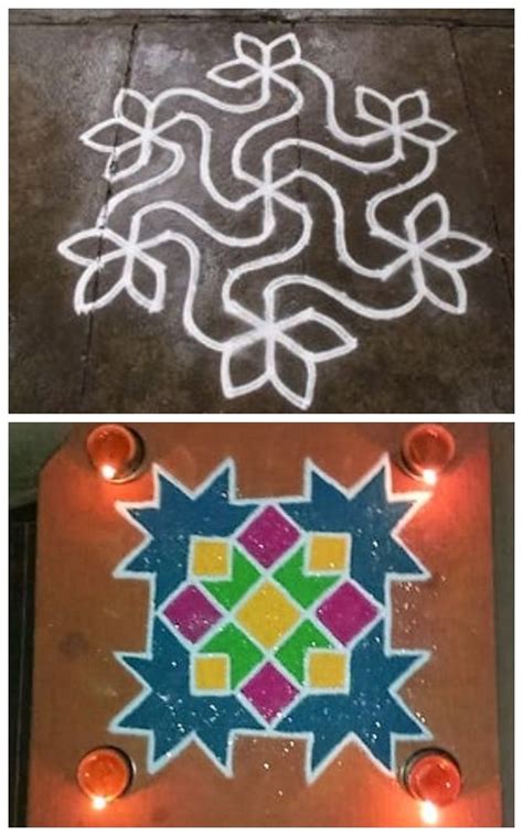 The main festivities occur on january 14 (known as surya people paint their homes and decorate the entrance with kolam (rangoli). Pongal Pulli Kolam / Simple Pongal Panai Kolam 2019 Kolam ...