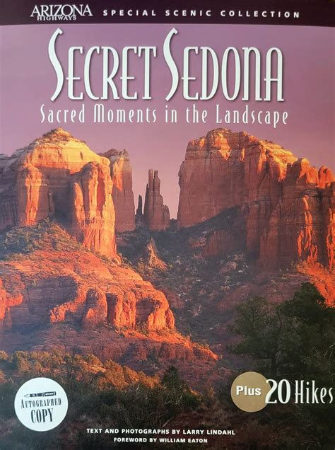 Secret Sedona Book By Larry Lindahl Sedona Arts Center Sedona Arts