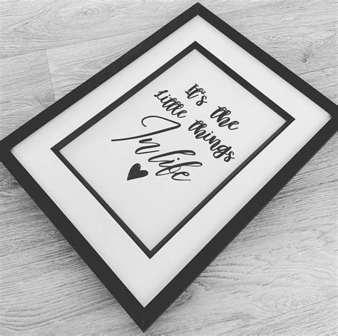 Quote Print Its The Little Things In Life A4 Etsy