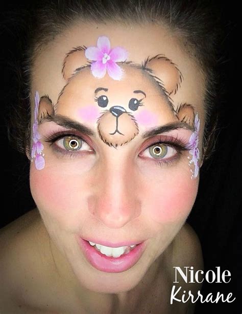 Cute Teddy Bear Face Paint Face Painting Designs Face Painting