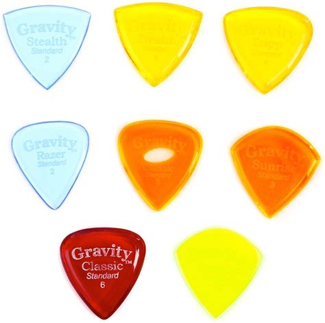 Gravity Picks Thick Acrylic Pick Variety Pack Zzounds