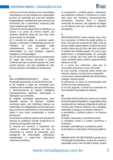 Simulado Do Sus Com Gabarito