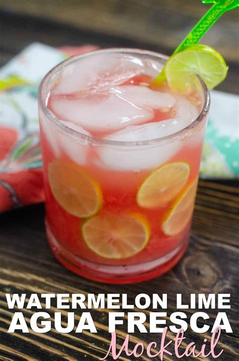 Watermelon Lime Aqua Fresca Recipe Like Subway
