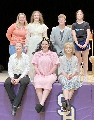Spring Play Cast And Crew Evia Buhler Adeline Forgey Connor Yackley