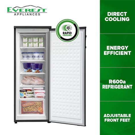 Everest Etuf071c Upright Freezer Direct Cooling 71 Cu Ft Shopee
