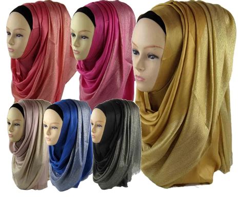 New Fashion Silk Satin Bright Border Muslim Scarf Scarves Stole Shawl Wrap Hijab Viscose