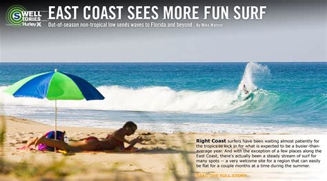 East Coast Sees More Fun Surf Surflinecom