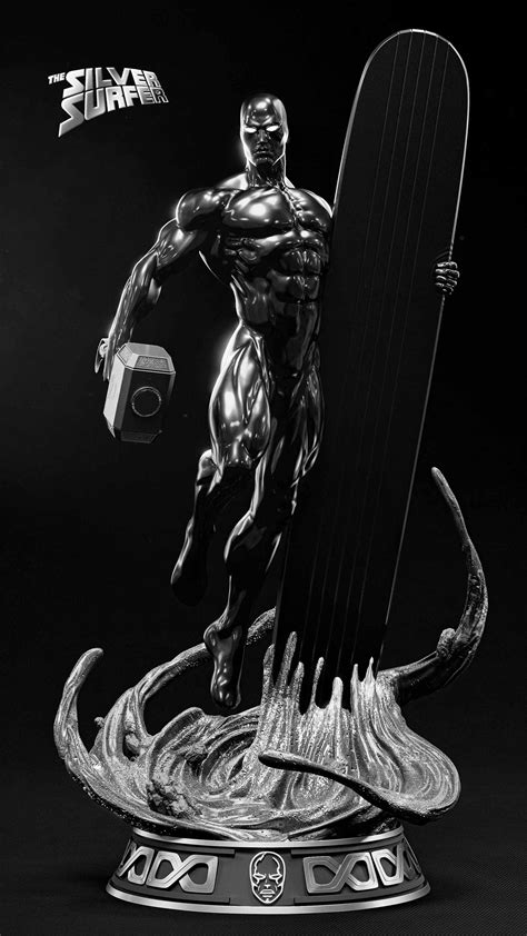 Silver Surfer And Silver Surfer Black Zbrushcentral
