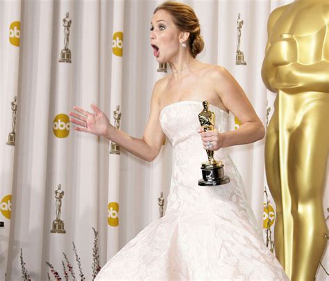 Jennifer Lawrence Laughs Off Oscars Fall They Wax The