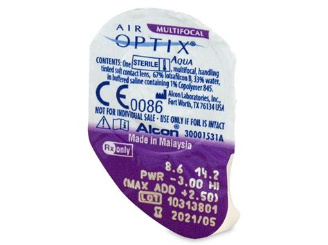 Air Optix Aqua Multifocal 6 čoček