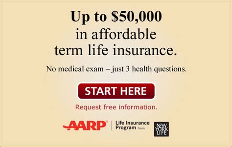 The aarp life insurance program from new york life insurance company offers members both term and permanent group coverage. Life insurance policy 100 000, aarp term life insurance no medical exam questions, where to buy ...