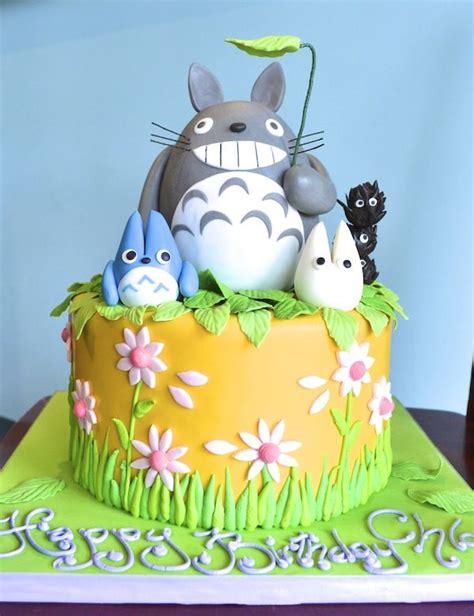 How To Make A Totoro Birthday Cake Greenstarcandy