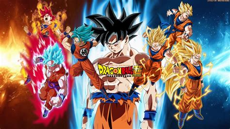 Goku All God Transformations Limit Breaker 2017 By Windyechoes Goku