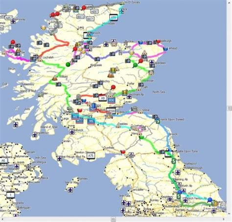 Wie wäre es denn mal mit einer reise in ein völlig neues land in europa? Karte Schottland Mit Sehenswürdigkeiten | hanzeontwerpfabriek