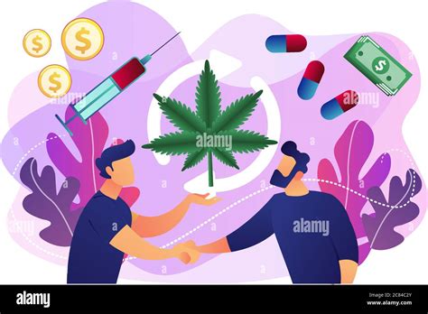 Drug Trafficking Concept Vector Illustration Stock Vector Image And Art