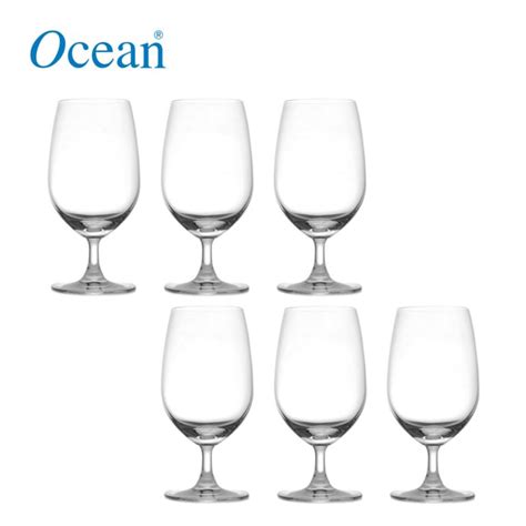 Ocean Glass Madison Water Goblet 425 Ml 15 Oz Set Of 6 World Class Concepts Corp Wccc