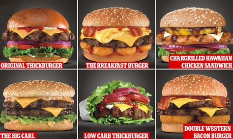 Carls Jr Double Breakfast Burger Calories Burger Poster