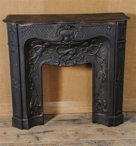 We listen to what you want and work together to create the furniture you desire. rare 19th Century French cast iron Pompadour fireplace ...