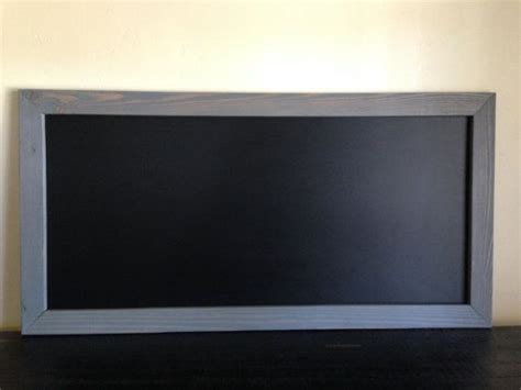 Large Chalkboard In The Grey Stain Rustic Framed Chalkboard Large