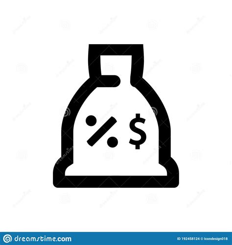 Loan Interest Rate Icon Stock Vector Illustration Of Vector 192458124