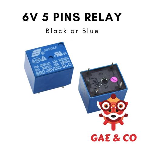 6v 5 Pins Relay Dc Small Shopee Philippines
